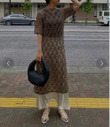 아메리 크로셰 롱 니트