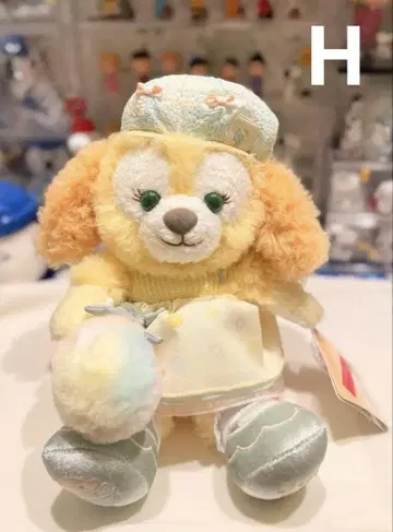 상하이 디즈니 내추럴 컬러 쿠키 앤 ss 봉제 인형