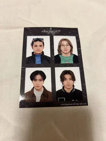 THERAMPAGE 디지털 추첨회 B상 ID PHOTO