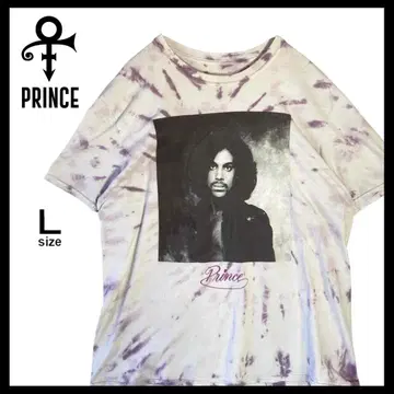 프린스 PRINCE 아티스트 티셔츠 타이다이 구제 의류 L 화이트