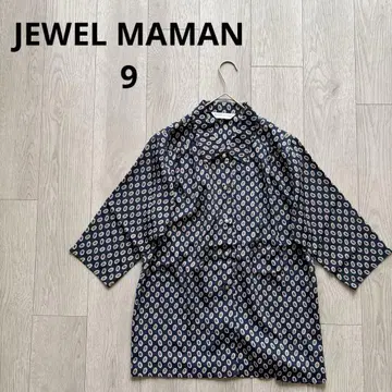 주얼 마망 JEWEL MAMAN 네이비 도트 무늬 반소매 셔츠 9