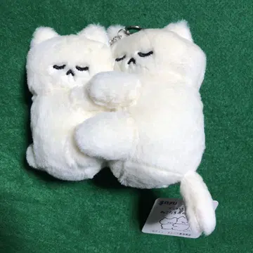 붙어 자는 고양이 봉제 인형  하나하라 시키