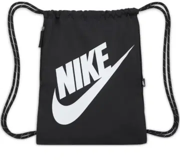 NIKE 나이키 헤리티지 드로우 스트링 헬스장 냅색 블랙