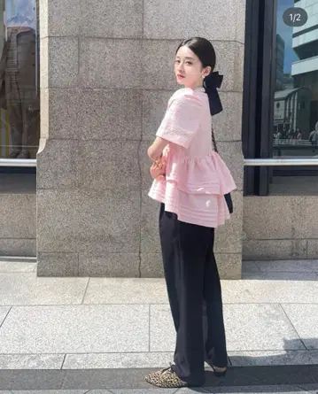 비비 핑크 톱스