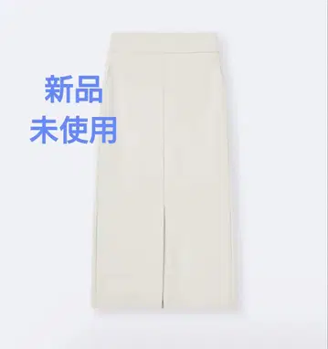 GU 슬릿 내로우 스커트 Z 내추럴 택 포함 새상품 M 사이즈 미사용