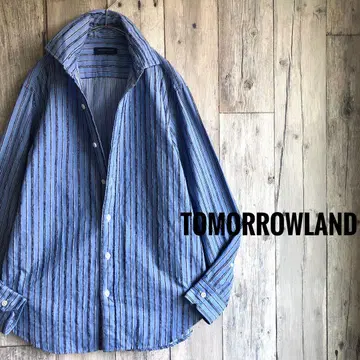 TOMORROWLAND 투모로우랜드 스트라이프 긴팔 셔츠 도비