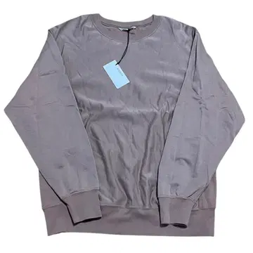 24AW 오라리 스웨트 P/O 그레이 베이지