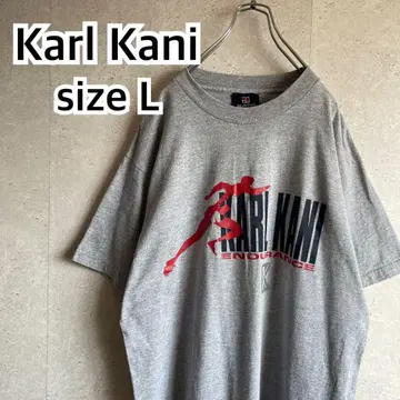90s 미국제 KARL KANI 빅 로고 티셔츠 b 스타일 힙합