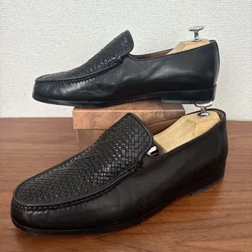 BALLY 인트레차트 가죽 로퍼 블랙 26cm 상당 스위스산