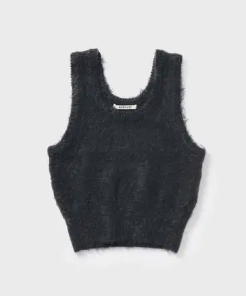 오라리 BRUSHED SUPER KID MOHAIR KNIT TANK