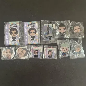 FANTASTICS 야기 유세이 캔뱃지 클리어 참 플래그 스트랩
