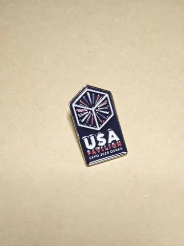 USA Pavilion 핀 배지 EXPO 2025 오사카