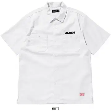 XLARGE 화이트 반팔 셔츠