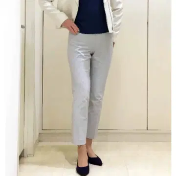 비쓰리 샴브레이 테이퍼드 블루 size36