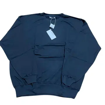 미사용 오라리 24AW 맨투맨 블랙