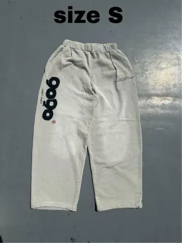 9090 OG 로고 빈티지 스웨트 팬츠 그레이 S