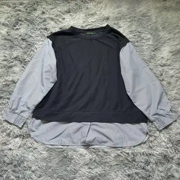 DECOY collection 여성용 셔츠 블라우스 XL 이종 소재