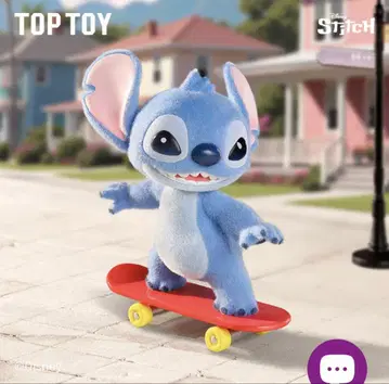 TOPTOY HELLO 스티치 SKATEBOARD