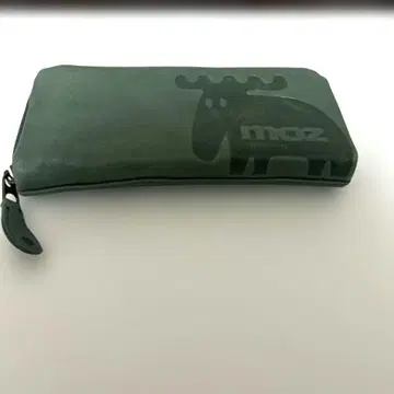 moz 로고가 들어간 그린 장지갑 (박스 포함)