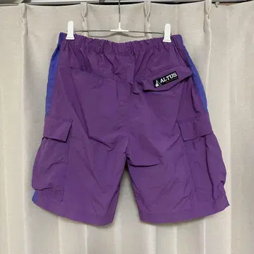 하프 팬츠 숏 팬츠 퍼플