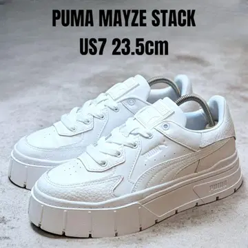 새상품급 PUMA MAYZE STACK 푸마 메이즈 23.5cm 화이트