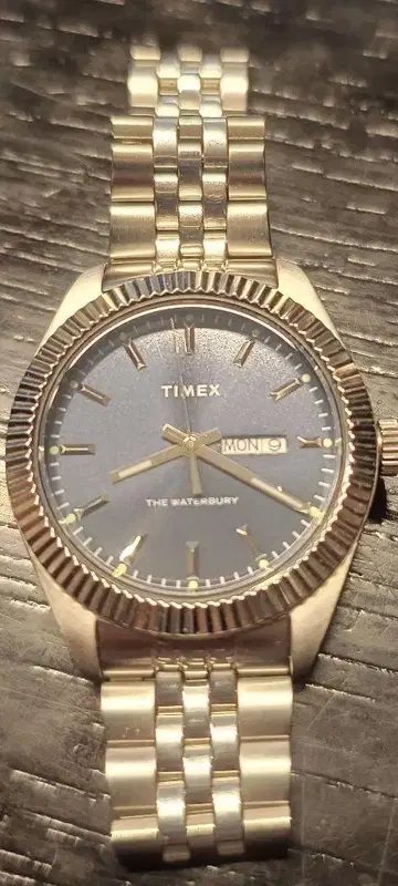 TIMEX THE WATERBURY 쿼츠 손목시계