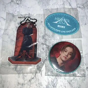 마쓰이 리키 HIGHER EX 캔뱃지 와펜 배지 클리어 참