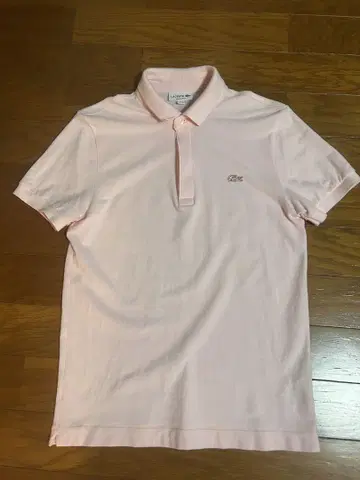 LACOSTE 라코스테 레귤러 핏 피케 셔츠 S 핑크