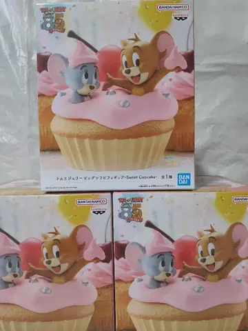 톰과 제리 빅 소프트 비닐 피규어 - Sweet Cupcake - 3종