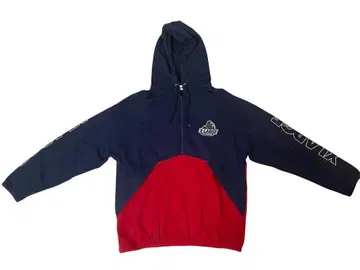 X-LARGE 하프 지퍼 후드티