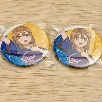 Aqours 구니키다 하나마루 캔뱃지 가챠