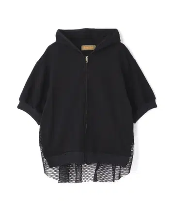 RISLEY 리즐리 반팔 백 메쉬 후드티 BLACK 블랙
