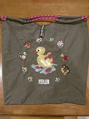 미사용 새상품 feiler 하이디 프렌즈 포레스트 에코백 토트백