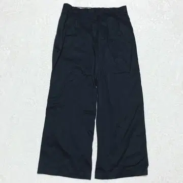 유니클로 UNIQLO 턱 와이드 팬츠 XL LL 빅 사이즈 네이비