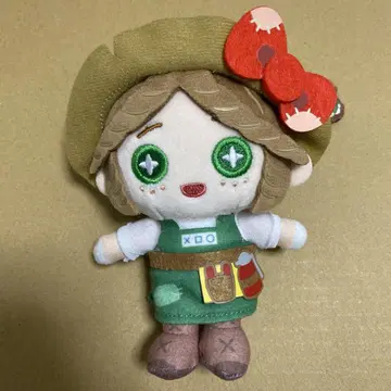 제5인격 정원사 산리오 콜라보 앉은 마스코트 봉제 인형