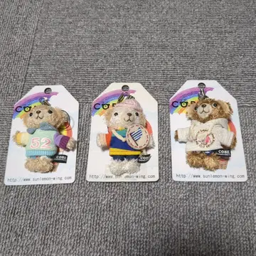 COBE 곰 스트랩 3개 세트