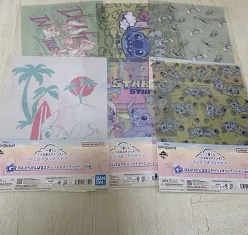릴로 & 스티치 스티치 제일복권 클리어 파일 6종