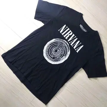 Semantic design NIRVANA 그래픽 티셔츠 블랙 L