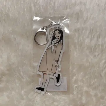 사립 에비스 중학교 카자미 와카 클리어 키링 미개봉 새상품