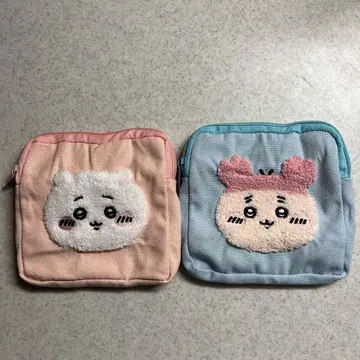 치이카와 모코모코 파우치 2 치이카와 헌책방 2개 세트