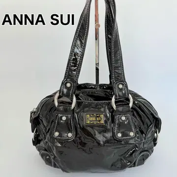 ANNA SUI 안나수이 에나멜 토트백 블랙
