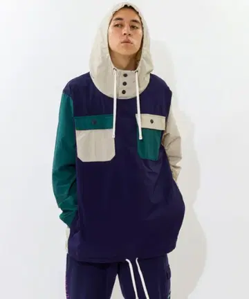 Newbalance 21AW 우븐 아노락 멀티 컬러