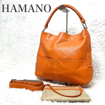 컨디션 최상 HAMANO Tokyo 원숄더 백 2way 파우치 포함