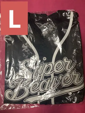 SUPER BEAVER 베이스볼 셔츠 블랙 L 사이즈 유니폼 검정