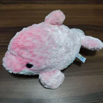 돌고래 봉제 인형 푹신푹신 수족관 CUTE 돌고래 M 핑크 37cm