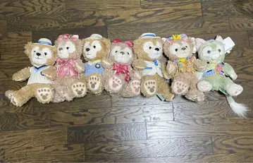 더피 셰리 메이 봉제 인형 SS 사이즈 6개 + 젤라토니 SS 15주년