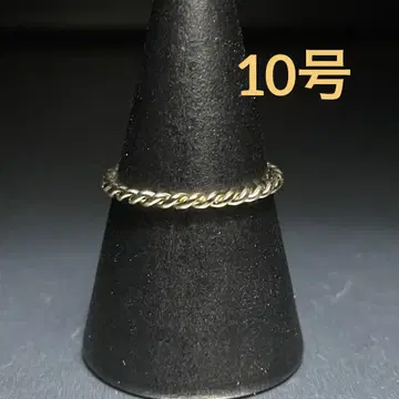 빈티지 패션 반지 골드 10호 트위스트 디자인 뜨개질