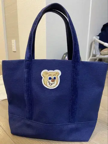 올드 테디 와펜 토트백 네이비
