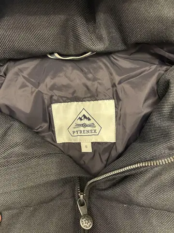 PYRENEX 블랙 다운 자켓 S