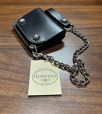 천연 가죽 소가죽 미니 트래커 지갑